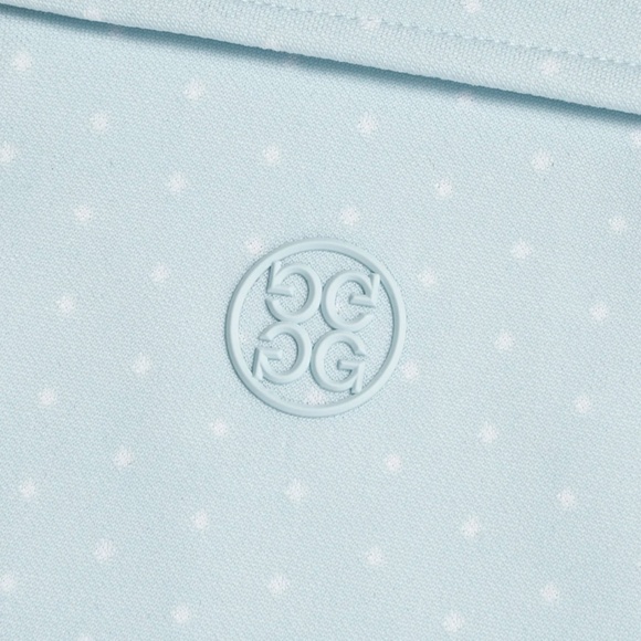 G/Fore Men's Medium Daybreak Polkadot Jacquard Polo MSRP $120 - Picture 3 of 9